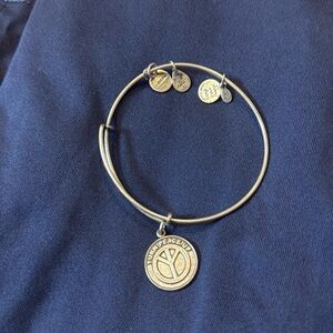 Alex and Ani Peace Sign Bracelet